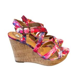 NWOT BP Summer Wegde Sandals Women Size 8.5